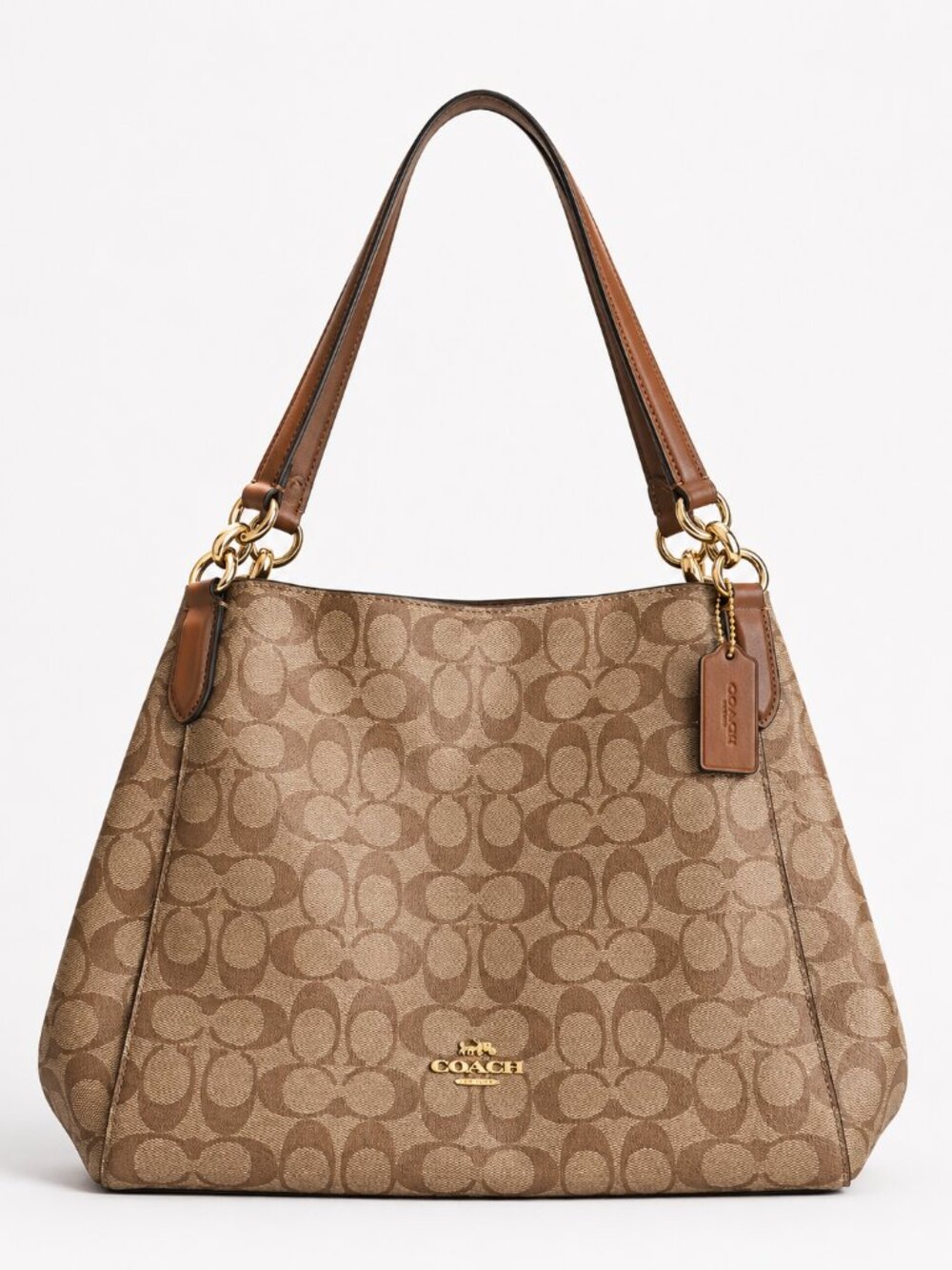 Coach Hallie Bag in Signature Canvas F80298